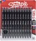 Sharpie S-Gel .7mm Medium Point Pens 12/Pkg-Business Colors - Black, Blue & Red